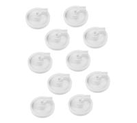 SHOWERORO Kit de 10 Roulettes en Plastique pour Panier Inférieur de Lave- Pièces de Rechange Solide Accessoires de Réparation DIY Compatibles Divers Modèles