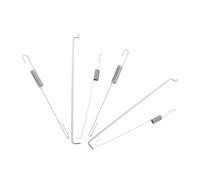 SHOWERORO Kit de 2 Ressorts de Rappel en Fer Argenté pour Régulateur Accélérateur de Moteur et Carburateur, Résistant à l'usure Bruit, pour Générateur