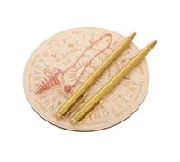 SHOWERORO Kit De Baguettes De Sourcier En Cuivre Portables Avec Pendule Spirituel Et Tapis De Divination, Pour Chasseurs De Fantômes, Multi-fonction, Léger Et Compact, Usage Divinatoire Et Énergétique