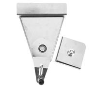 SHOWERORO Kit de Poulie Design à Manivelle Manuel Robuste pour Mât de Drapeau en Acier Inoxydable et Argenté, pour Usage Cérémonial et Bâtiments Gouvernementaux