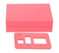 SHOWERORO Kit d'outils en Plastique avec Rouleau à Billes 10/12/15 Mm pour Pâte Polymère, Perforation Uniforme des Billes, Utilisation en Atelier de Création DIY