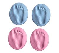 SHOWERORO Kit Souvenir D' De Mains Et De Pieds Pour Bébé 4 Pièces Moules À De Mains Et De Pieds Pour Nouveau-né Unique