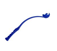 SHOWERORO Lanceur de Balle pour Chien Portable en Abs Poignée Longue, Interactif Bleu pour Entraînement et Jeu en Extérieur, Balle Diamètre 6,3 Cm