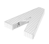 SHOWERORO Lettres Miroir 3D Argentées en Plastique Compact et Stable pour Décoration Rétro Disco, pour Clubs et Espaces de Fête
