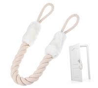 SHOWERORO Loquet De Porte En Corde De Coton Pour Animaux De Compagnie Sécurité Pour Chats Et Chiens Corde À Claquer 60 Cm Texture Douce Facile À Installer
