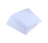 SHOWERORO Lot De 150 Cartes Flash Lignées Format Standard Papier Léger Pour Prise De Notes Scolaires Bureau Élève Usage Quotidien
