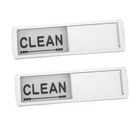 SHOWERORO Lot De 2 Panneaux De Nettoyage De Saleté Pour Lave-vaisselle Double Face Indicateur De Lave-vaisselle Pour Cuisine Facile À Lire