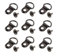 SHOWERORO Lot de 20 Crochets pour Chaussures de Sport en Alliage avec Rivets D’escargot, Boucles à Œillets pour Bottes de Randonnée et Alpinisme, Porte-lacets Robustes Couleur Gunmetal,