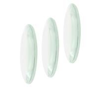SHOWERORO Lot de 3 Lentilles Convexes en Verre 60mm pour Expériences Scientifiques et Lecture, Équipement Polyvalent pour Salle de t Inspection de Bijoux