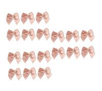 SHOWERORO Lot De 3 Nœuds En Ruban De Satin Pour Pince À Cheveux Accessoires Pour Cheveux Faits À La Main Couleur Café Pour Fête Danniversaire Baby Shower 60 Pièces X 3