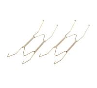 SHOWERORO Lot de 6 Cintres Invisibles pour Assiettes en Acier Inoxydable 20cm Support Mural Pratique et Décoration Murale Élégante pour Plateaux et Assiettes