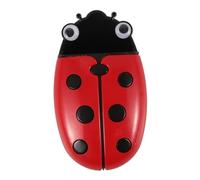 SHOWERORO Magnetic Pencil Holder For Whiteboard Magnetic Eraser And Pen Organizer For Classroom And Office Abs With Lint Surface Ladybug Design