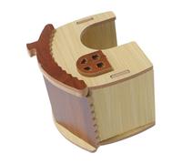 SHOWERORO Maison Labyrinthe en Bois pour Petits Animaux Multiples et Design Détachable, pour Exploration et Sommeil des Hamsters Nains