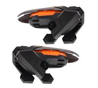 SHOWERORO Manette de Jeu Mobile à Six Doigts en Plastique Paire de Gâchettes pour Smartphone et Tablette Accessoire Gaming Précis pour Tir et Compétition Compatible avec Systèmes