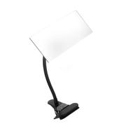 SHOWERORO Miroir de Sécurité à Clip Carré pour Bureau, Moniteur Pc, Réglable et Haute Définition, Fixation Stable pour Espace de Travail Ouvert, Noir, Usage Professionnel