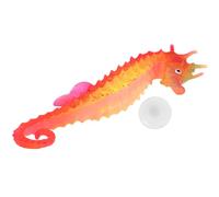 SHOWERORO Ornement Hippocampe Décoratif Simulation Réaliste et Sécurité pour Poissons Rouge en Plastique pour Aquarium pour L'aménagement du Décor du Bassin