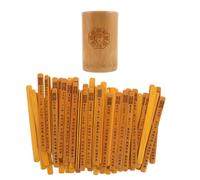 SHOWERORO Outil de Divination en Bambou pour Pratiques et Guidance Spirituelle, Optimisation Environnementale et Portabilité Pratique, Design Délicat 13x8x8 Cm