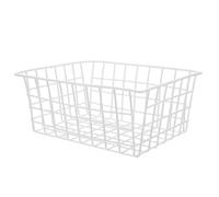 SHOWERORO Panier de Rangement Congélateur Capacité Importante Blanc Organisateur Flexible pour Réfrigérateur et Légumes Support Pratique pour Congélateur Coffre