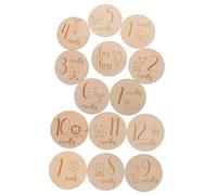 SHOWERORO Panneaux Étapes Mensuelles Pour Cartes Bois Pour Étapes De Croissance De Signes De Croissance