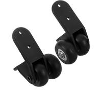 SHOWERORO Paquet de 1 Paire de roulettes Pivotantes Silencieuses en Caoutchouc Renforcé Frein 75 MM roulettes de Rechange pour Chariot Audio et Valise de Voyage Adaptées pour Réparation