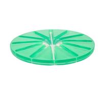 SHOWERORO Pare-éclaboussures pour Robot Pâtissier Vert en Plastique Protection Anti-éclaboussures et Design 6 Fils, Accessoire pour Cuisiner et Pâtisser
