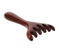 SHOWERORO Peigne de Massage Outil de Massage Confortable et Portable en Bois pour Pieds à Six Griffes pour Usage Familial et Détente