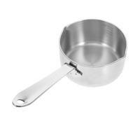 SHOWERORO Petite Casserole Inox 350ml en Acier Inoxydable Bec Verseur, Design Compact Multifonction pour Cuisson en Extérieur et Sécurité Cuisine