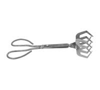 SHOWERORO Pince à Crabes en Fer Noir Manche Long - Outil de Serrage Sécurisé Anti-Pincement pour Fruits de Mer - Pince Casse-Noix Polyvalente pour Barbecue la Cuisine et Fêtes en Plein Air