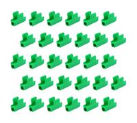 SHOWERORO Pinces de Fixation Doubles 40 Pièces pour Tunnels de Jardin et Clips Serrage Film Plastique Résistants la Déchirure pour Protection Horticole