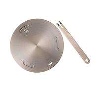 SHOWERORO Plaque De Diffusion Chaleur Acier Inoxydable Adaptateur Pour Cuisinière Gaz Et Induction Disque Convertisseur De Conduction Thermique Diffuseur De Chaleur Professionnel Renforcé