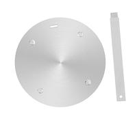 SHOWERORO Plaque De Guidage Thermique À Induction Pour Ustensiles De Cuisine Plaque De Diffusion De Chaleur Adaptateur Pour Ustensiles De Cuisine En Acier Inoxydable