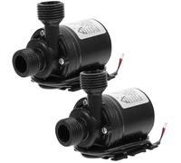 SHOWERORO Pompe à Eau de Circulation Submersible sans Balais 2pcs 800l/h pour Piscine et Aquarium, Mini Pompe de Surpression Vacances