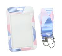 SHOWERORO Porte-Carte Didentité Day en Polyester avec Cordon pour Badge Nominatif Carte Didentité Carte De Visite Carte De Crédit