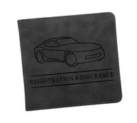 SHOWERORO Porte-Cartes De Crédit pour Femmes Et Hommes Pochette pour Permis De Conduire Organisateur Didentité Assurance Automobile Immatriculation De Voiture Compact