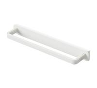 SHOWERORO Porte-Serviettes Adhésif Coulissant Multifonction Blanc, Étagère Murale sans Perçage pour Salle De Bain Cuisine, Rangement Pratique pour Torchons Et Pantoufles