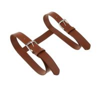 SHOWERORO Porte-Tapis de Yoga en PU Cuir Sangle de Couverture H Shape pour Camping et Pique-niques, Ceinture de Reliure Pratique et Fixation Rapide, pour Sandales Femme