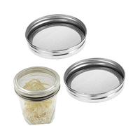 SHOWERORO Pot De Germination Acier Inoxydable Pour Bocal à Large Ouverture Couvercles De Germination Pour Production De Germes Biologiques Maison Et Cuisine