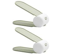 SHOWERORO Rangement des Chaussures Vertical 2 pièces en PP Vert avec Design à Double Couche, réglable en Hauteur, Pratique pour Le Foyer