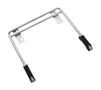 SHOWERORO Repose-Pieds en Fer 415 CM Plaque Métallique pour Chaise de Bureau Ergonomique Accessoire Pivotant Rétractable Coussin de Pied Remplaçable Usage Quotidien Bureau et Gaming