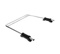 SHOWERORO Repose-Pieds pour Chaise en Acier Inoxydable et Fer, Argenté | Repose Pied Chaise, Support Rétractable pour Usage Quotidien, pour Chaise de Bureau à Maison
