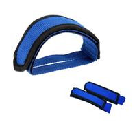 SHOWERORO Sangles de Pédale de Vélo Fixation Ferme et Réglable en Nylon Bleu Adaptées pour Pédales à Cale-Pieds en Cyclisme Vélo à Pignon Fixe