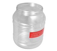SHOWERORO Seau à Glace de 3 L en Plastique pour Machine à Glace Pilée, Facile à Utiliser et Design Compact, pour Usage Domestique et Commercial