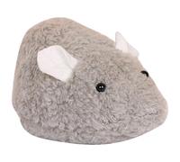 SHOWERORO Souris Mécanique 10 CM Gris pour Chats D’Intérieur Jeu de Poursuite et Morsure Adapté aux Chatons et Chats Adultes