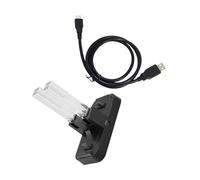 SHOWERORO Station de Charge pour Manettes et Joy- Support de Bureau avec Ports LED Indicateurs Lumineux Chargeur Portable Compatible Manette Charge Simultanée Jusqu’à 2 Appareils
