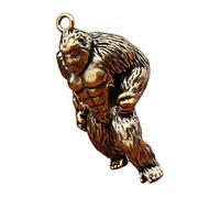 SHOWERORO Statue De Laiton Miniature Figurine Rétro Pour Décoration De Bureau Et Accroche-clés Adornment Vintage Animal Pour Et Décorations Intérieures