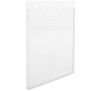 SHOWERORO Support à Documents Acrylique Transparent Mural Portrait pour Brochures Flyers et Dossiers Présentoir Professionnel et Modulaire pour Bureau ou Accueil