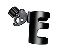 SHOWERORO Support-biberons Pour Poussette Bébé Noir Léger Robuste, Support Sécurisé Pour Bouteilles Et Biberons, Compatible Poussettes Garçon Et Filles, Sorties Et Balades, Accessoire Bébé Pratique