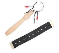 SHOWERORO Support de Fixation Porte-rouleau de Moxa Moxa en Acier Inoxydable Portable Manche Ergonomique et Manchon Anti-brûlure Pratique pour Usage à Domicile de Soins
