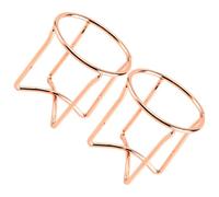 SHOWERORO Support de Rangement en Acier Carbone, Porte-éponge à Maquillage Lavable et Réutilisable de Croix, Lot de 2 Pièces pour Organisation Beauté