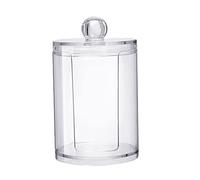 SHOWERORO Support De Rangement Transparent pour Cosmétiques avec Couvercle pour Ranger Vos Affaires sans Prendre Trop De Place